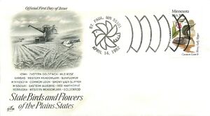 United States of America 1982 State birds and flowers FDC33