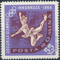 Romania 1963 9th Winter Olympic Games in Innsbruck d