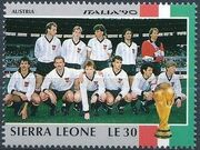 Sierra Leone 1990 Football World Cup in Italy o