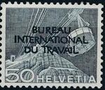 Switzerland 1950 Landscapes and Technology Official Stamps for The International Labor Bureau i