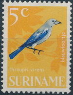 Surinam 1966 Birds e