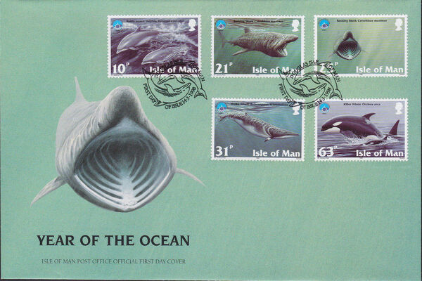 Isle of Man 1998 Year of the Ocean - Marine Mammals h