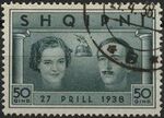 Albania 1938 Wedding of King Zog I g