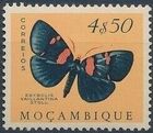 Mozambique 1953 Butterflies and Moths o