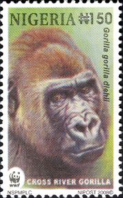 Nigeria 2008 WWF Cross River Gorilla d