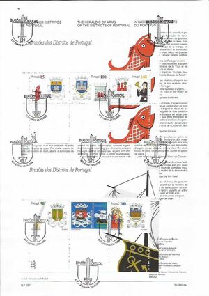 Portugal 1998 Arms of the Districts of Portugal (3rd Group) n