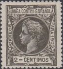 Spanish Guinea 1903 Alfonso XIII d