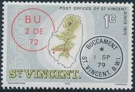 St Vincent 1979 Cancellations and Location of Village | JPP-Stamps Wiki ...