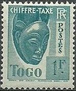 Togo 1941 Postage Due h