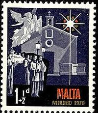 Malta 1970 Christmas a