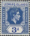 Leeward Islands 1949 King George VI f