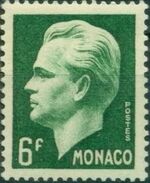Monaco 1951 Prince Rainier III b