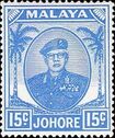 Malaya-Johore 1949 Definitives - Sultan Ibrahim h