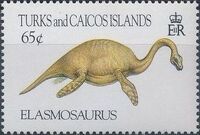 Turks and Caicos Islands 1993 Prehistoric Animals f