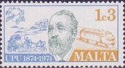 Malta 1974 Centenary of Universal Postal Union a