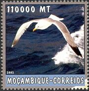 Mozambique 2002 The World of the Sea - Sea Birds 1 g