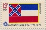 United States of America 1976 American Bicentennial - Flags of 50 States t