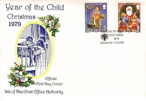 Isle of Man 1979 Christmas and International Year of Child k