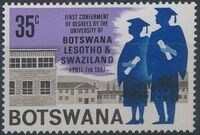 Botswana 1967 1st Conferment of Degrees by the University of Botswana o