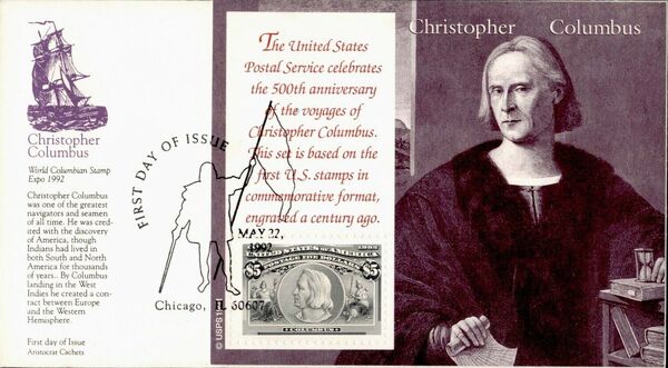 United States of America 1992 Voyages of Columbus FDCf