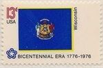 United States of America 1976 American Bicentennial - Flags of 50 States zd