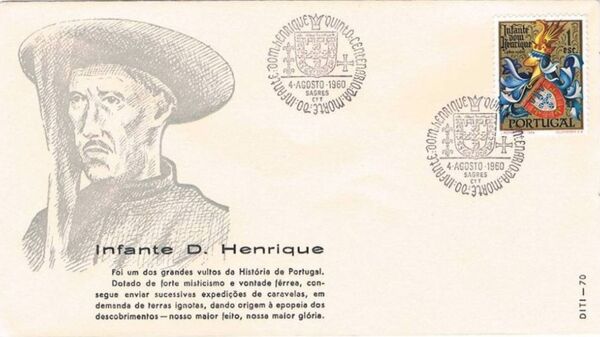 Portugal 1960 500th Anniversary of the Death of Prince Henrique the Sailor FDCb