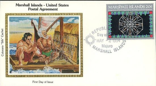 Marshall Islands 1984 First Postal Issue FDCh