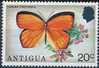 Antigua 1975 Butterflies e