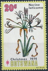Botswana 1974 Christmas - Flowers of Botswana d