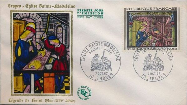 France 1967 French Art (1967-4) FDCa