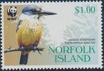 Norfolk Island 2004 WWF Sacred Kingfisher c
