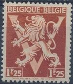 Belgium 1944 Heraldic Lion h