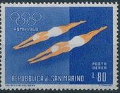 San Marino 1960 17th Olympic Games in Rome (Air Post Stamps) c