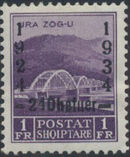 Albania 1934 Tenth anniversary of the Constitution h