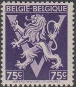 Belgium 1944 Heraldic Lion zf
