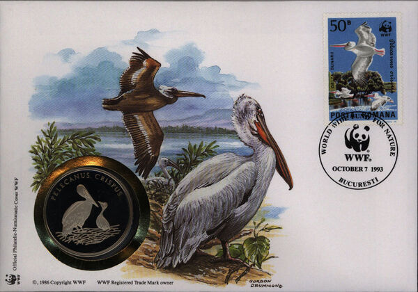 Romania 1984 WWF - Pelicans of the Danube Delta WWFPNCa