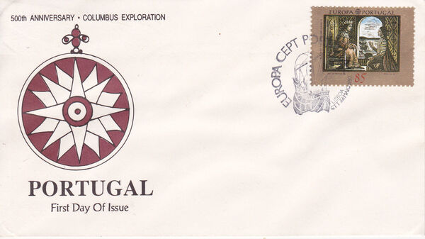 Portugal 1992 EUROPA - 5th Centenary of Discovery of America FDCa3