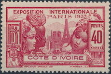 Ivory Coast 1937 Paris International Exposition c