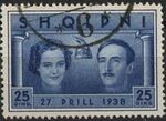 Albania 1938 Wedding of King Zog I f