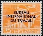 Switzerland 1950 Landscapes and Technology Official Stamps for The International Labor Bureau a