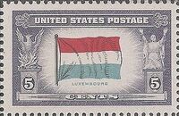 United States of America 1943 Overrun Countries Issue d