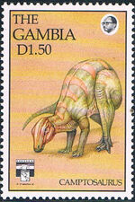 Gambia 1992 Dinosaurs g