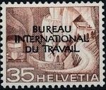 Switzerland 1950 Landscapes and Technology Official Stamps for The International Labor Bureau g