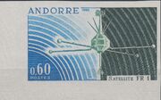 Andorra-French 1966 Launch of the French Satellite FR 1 b