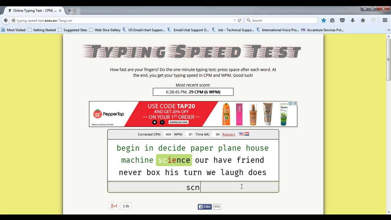 Typing Speed Test - 71 WPM (sense-lang.org - Multiplayer Game