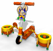 Hopsalot's scooter, from JumpStart Advanced 1st Grade's digital manual