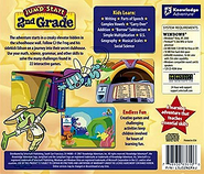 Current Box art back panel featuring Advanced-era artwork of CJ and Edison