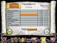 JumpStart 2nd Grade Math progress report