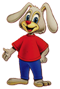 Artwork of Hopsalot for JumpStart Kindergarten (1997)