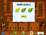 Difficulty levels screen from JumpStart Math for First Graders also known as JumpStart 1st Grade Math